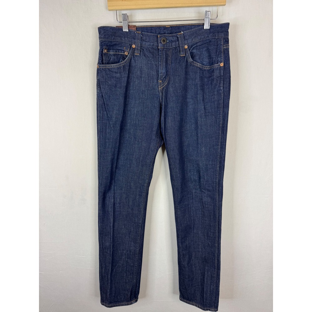 J Brand Dylan Boone Slouched Tapered Fit Jeans Mens 30X32 Dark Indigo Blue Denim